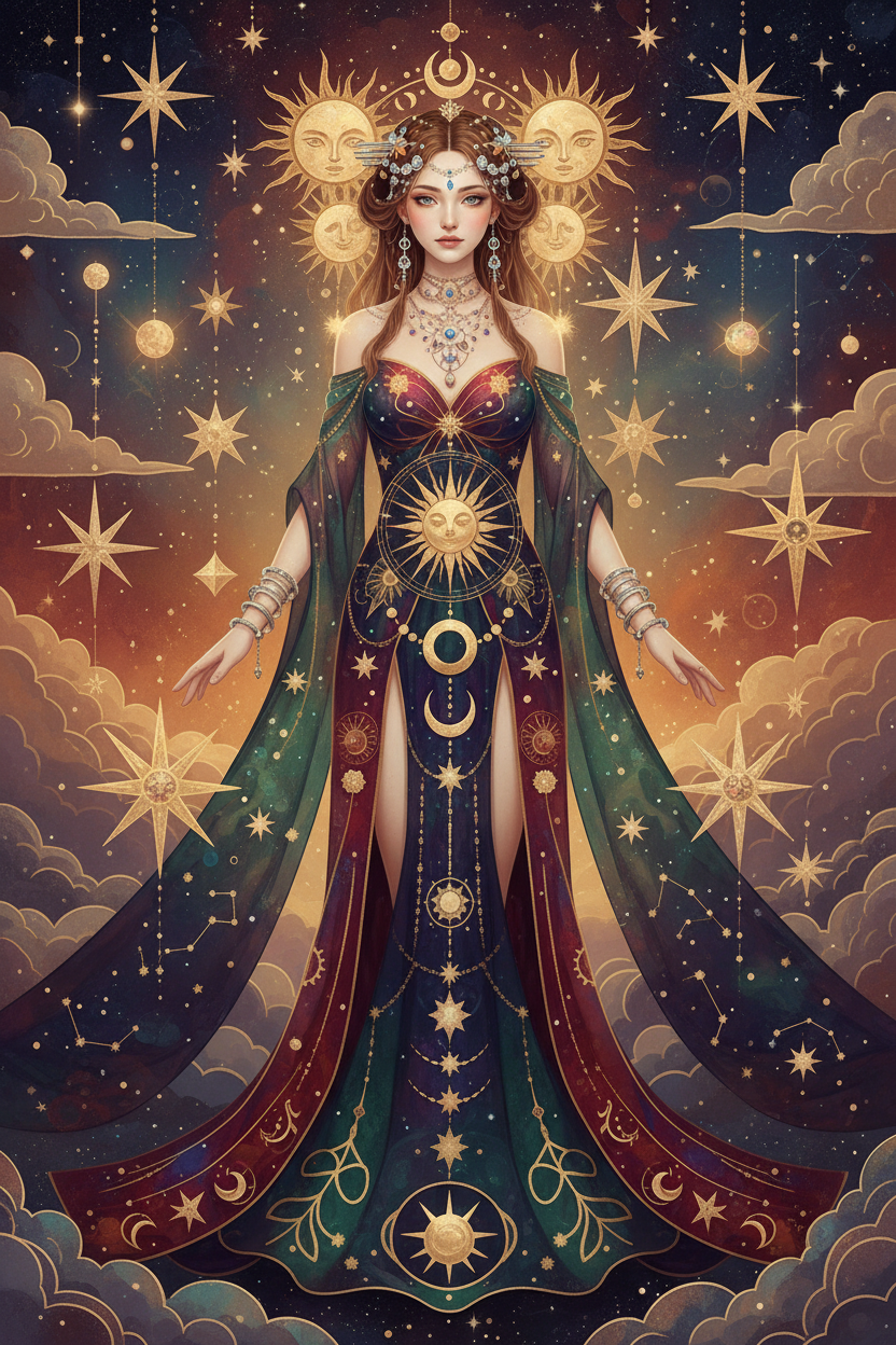 Sun, Moon & Stars