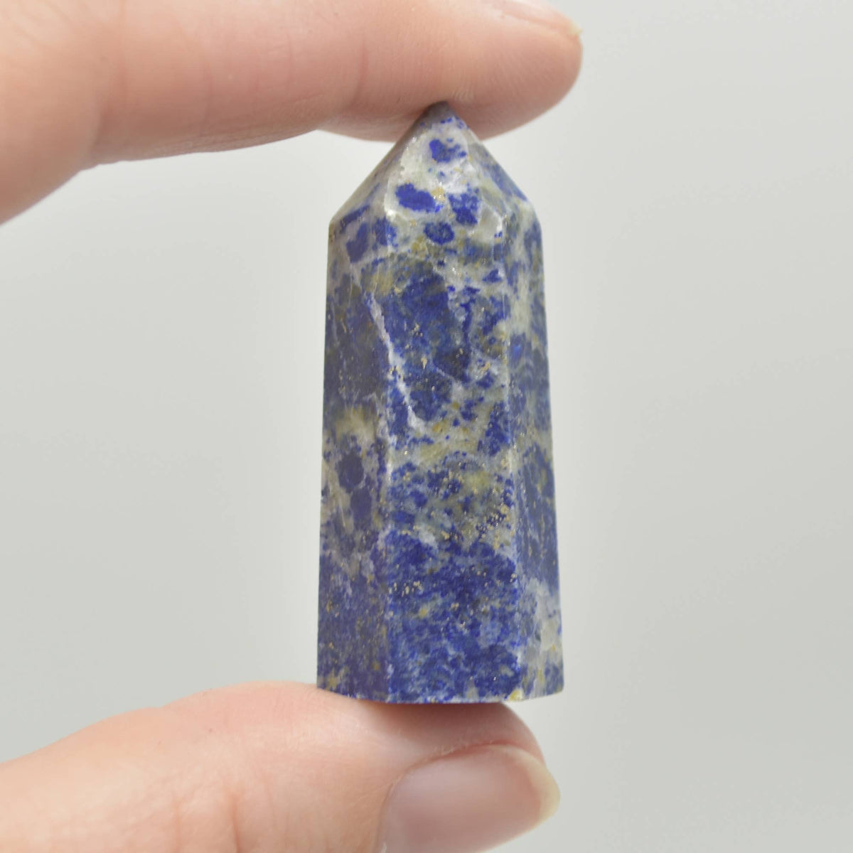 Lapis Lazuli Crystal Point, Tower, Wand
