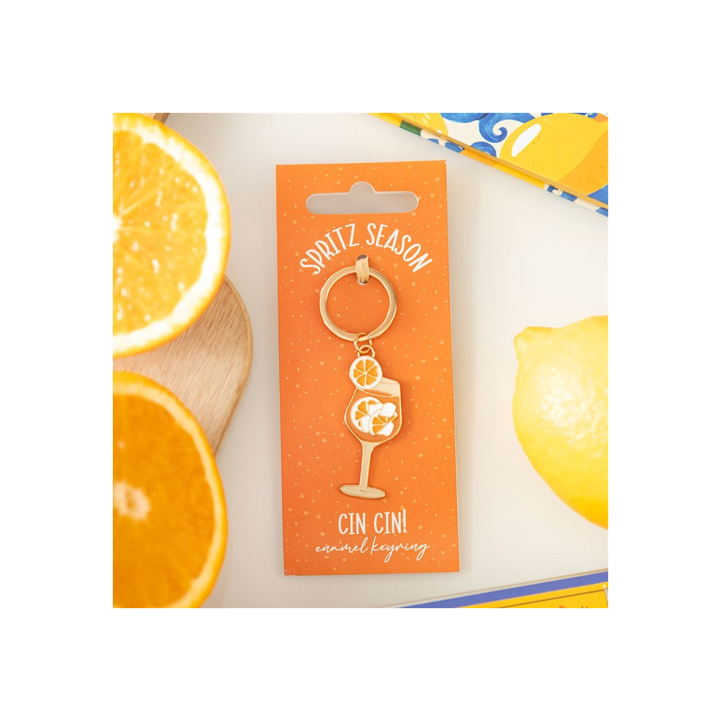 Spritz Cocktail Keyring