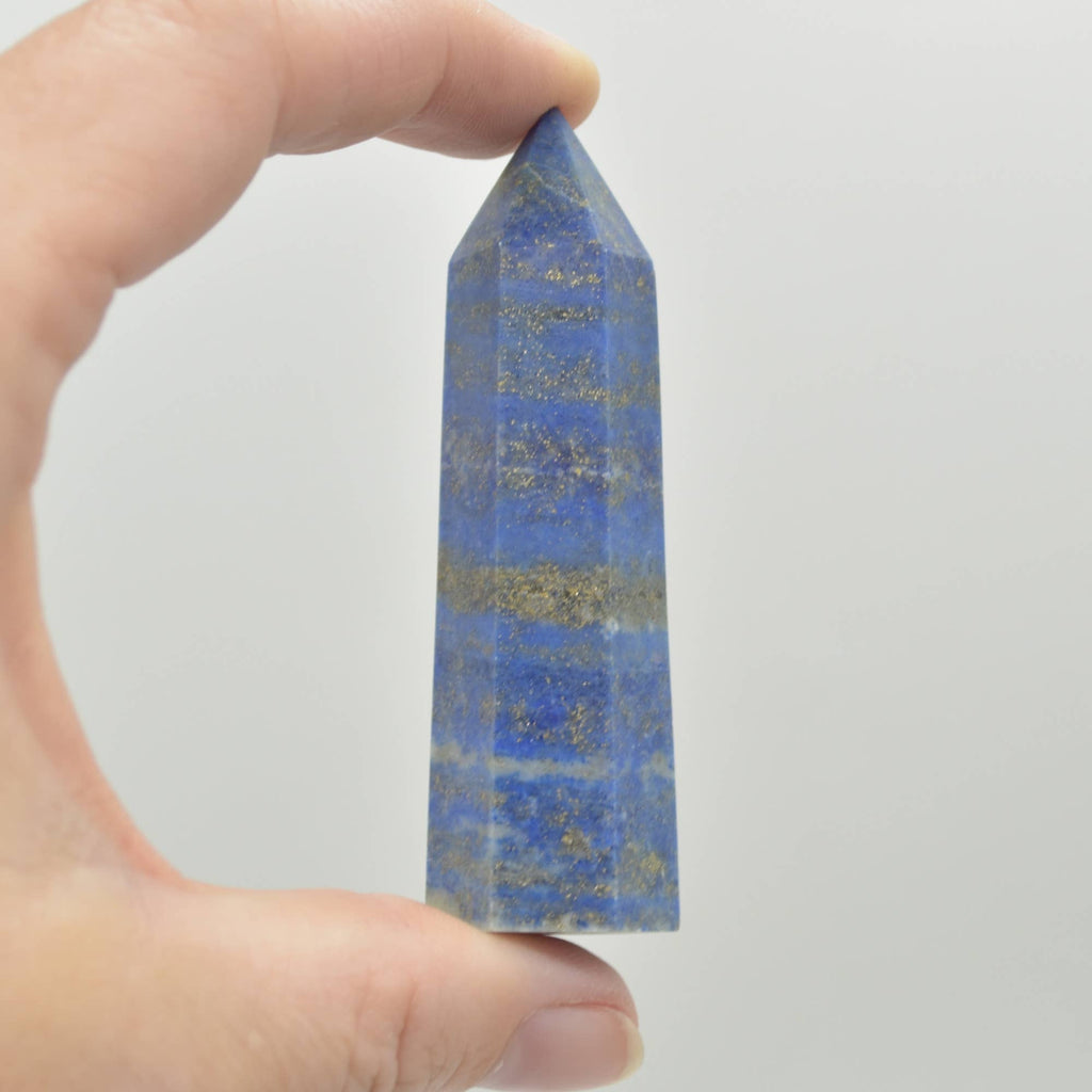 Lapis Lazuli Crystal Point, Tower, Wand